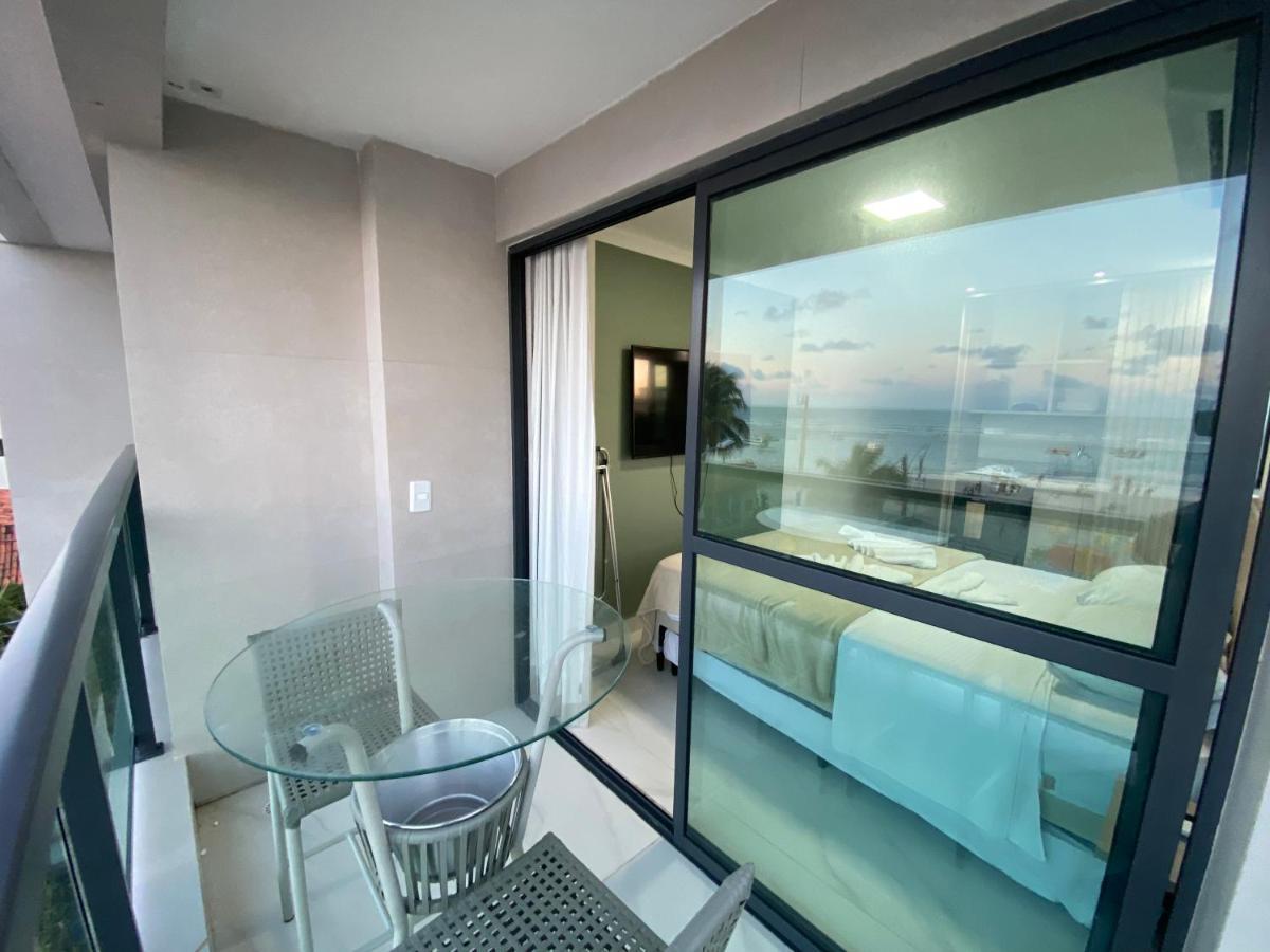 Flat Beira Mar Com Varanda Em Pôrto das Galinhas Exterior foto